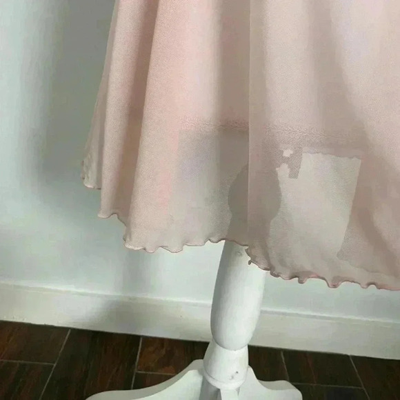 Pink & black lace lingerie dress. - Picture 3 of 4